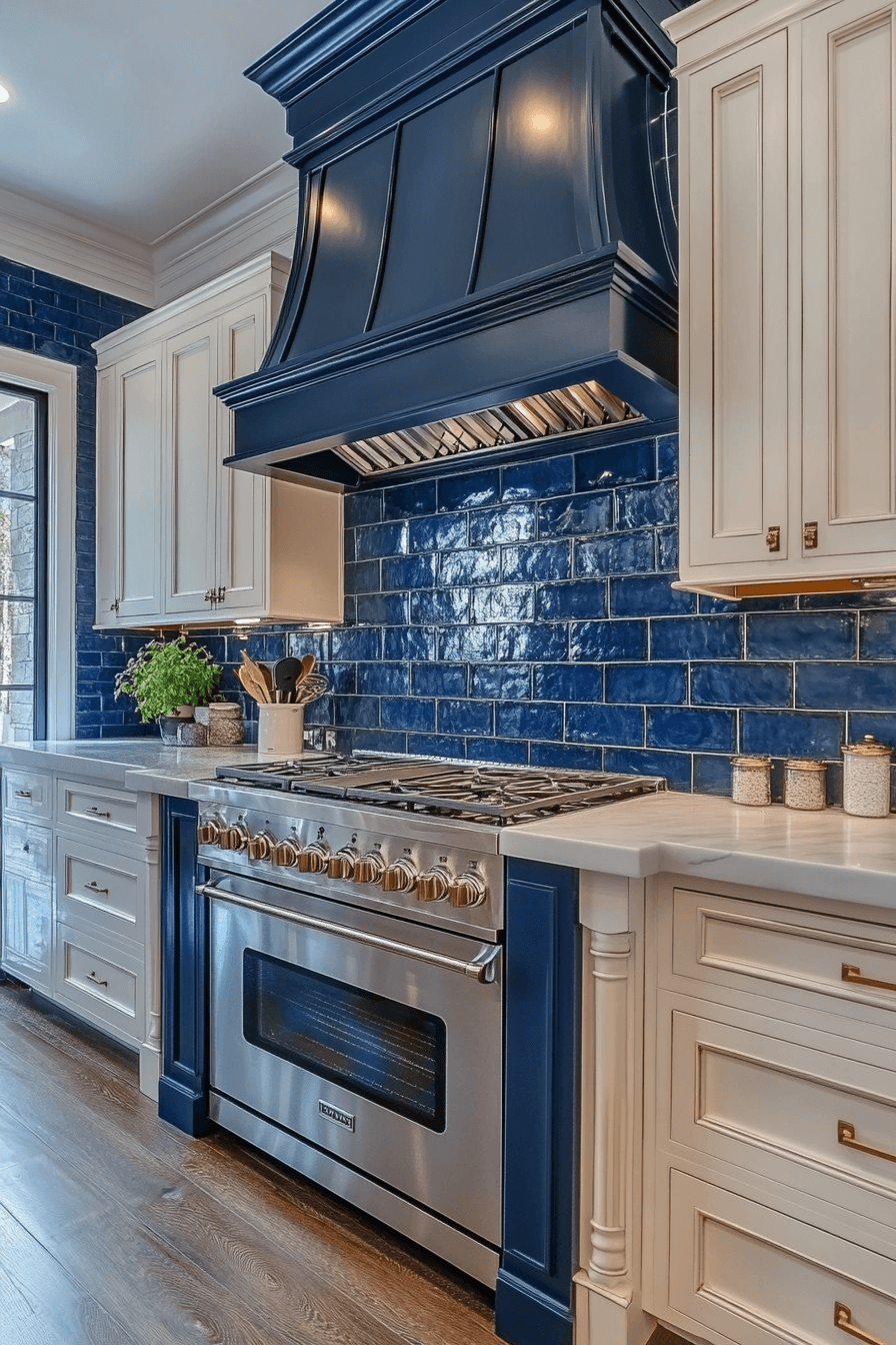 kitchen backsplash with white cabinets