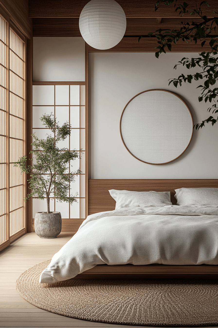 29 Japandi Bedroom Ideas to Create a Peaceful Sleep Sanctuary 28 japandi bedroom
