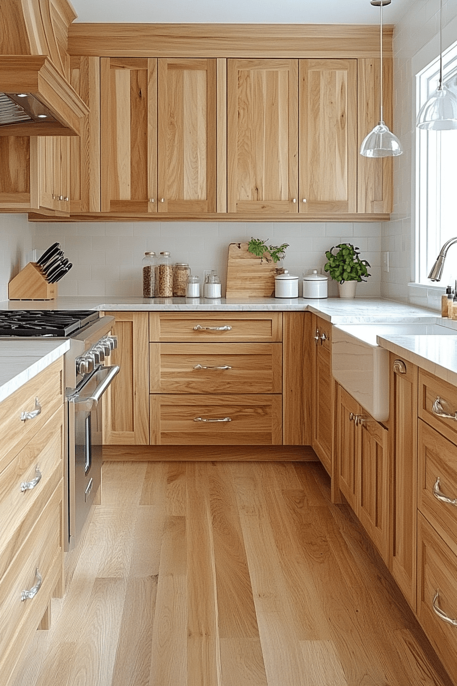 29 Light Wood Kitchen Cabinets to Brighten Up Your Cooking Space 29 light wood kitchen cabinets