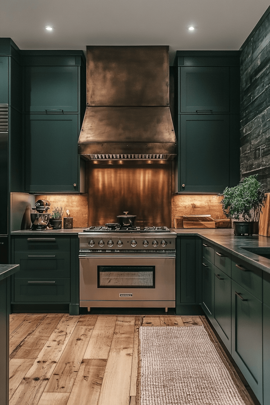 29 Dark Green Kitchen Cabinets for a Deeply Elegant Look 29 dark green kitchen cabinets