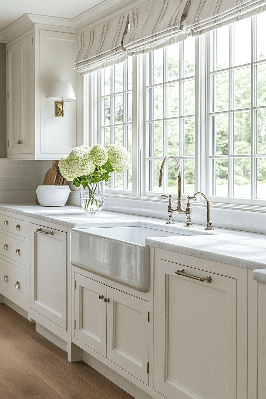 off white kitchen cabinets
