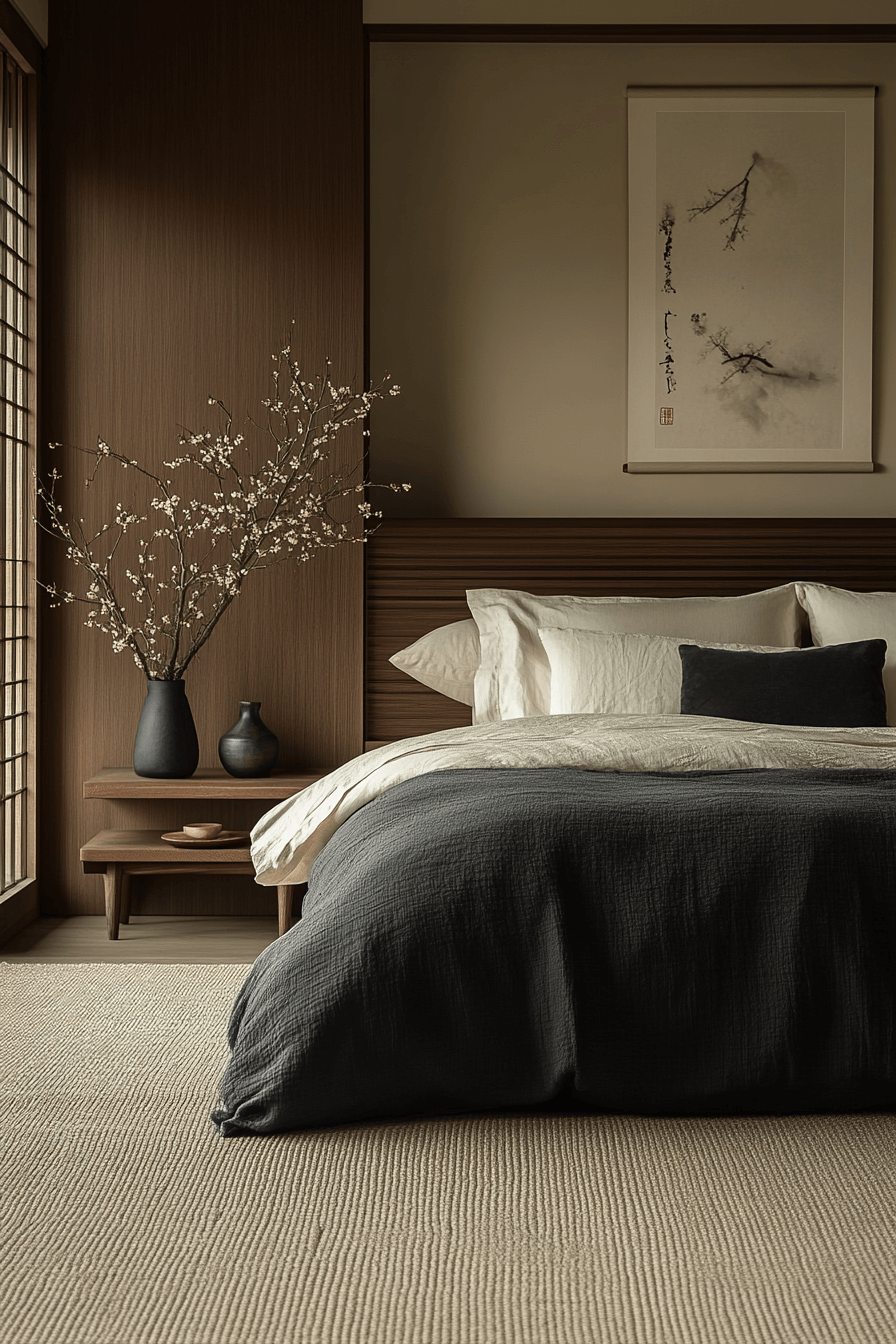 29 Japandi Bedroom Ideas to Create a Peaceful Sleep Sanctuary 3 japandi bedroom