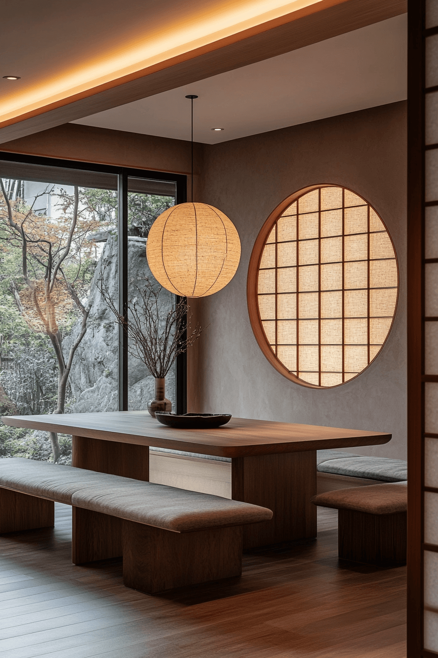 29 Japandi Dining Room Ideas for a Chic and Tranquil Space 4 japandi dining room