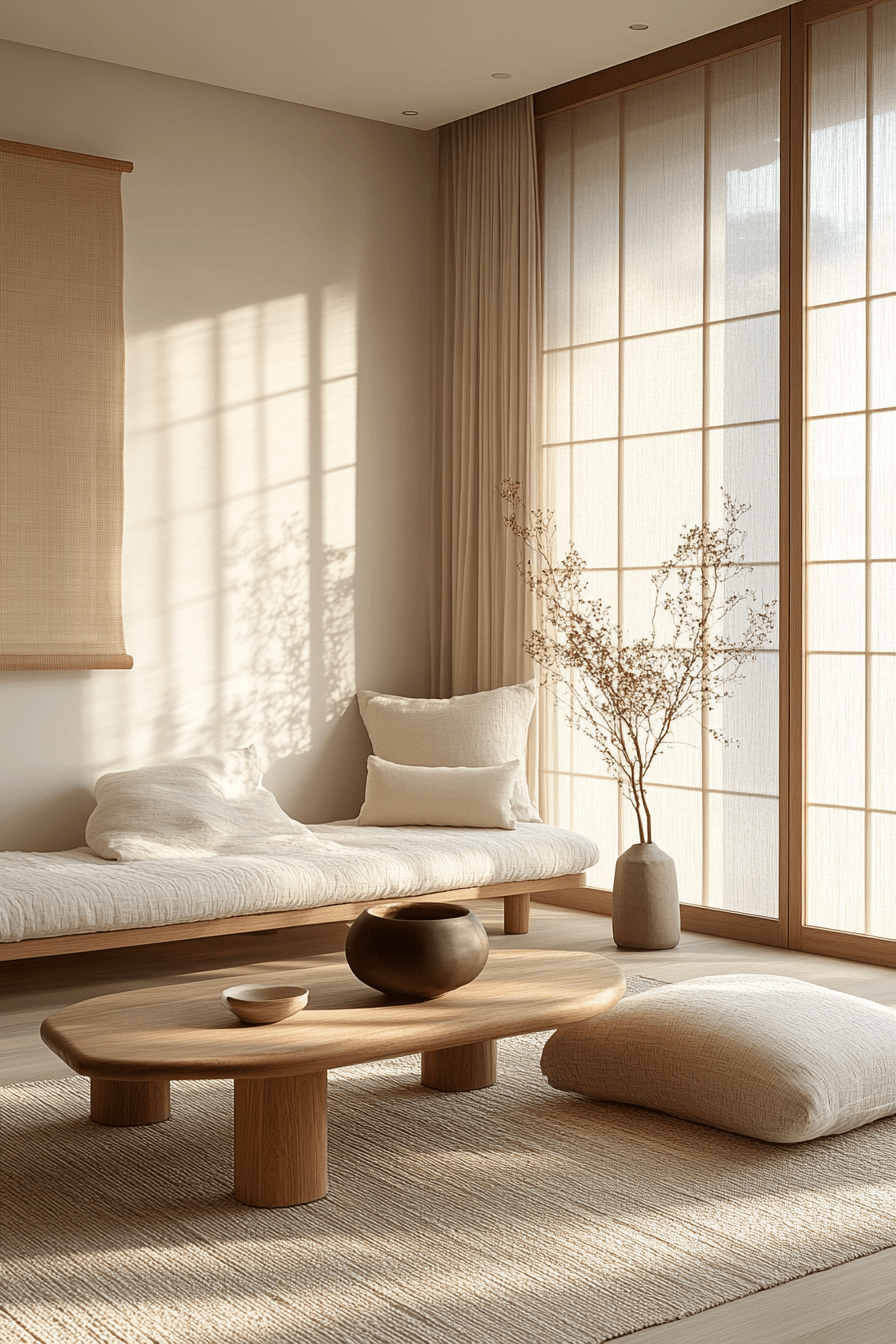 29 Japandi Living Room Ideas to Create a Calm and Balanced Space 6 japandi living room