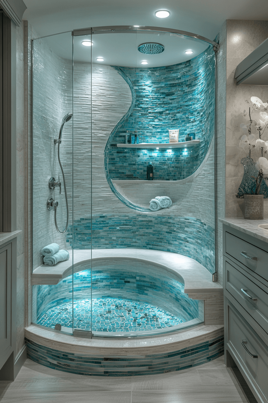 29 Coastal Bathroom Shower Ideas to Turn Your Bathroom into a Breezy Getaway 7 coastal bathroom shower ideas