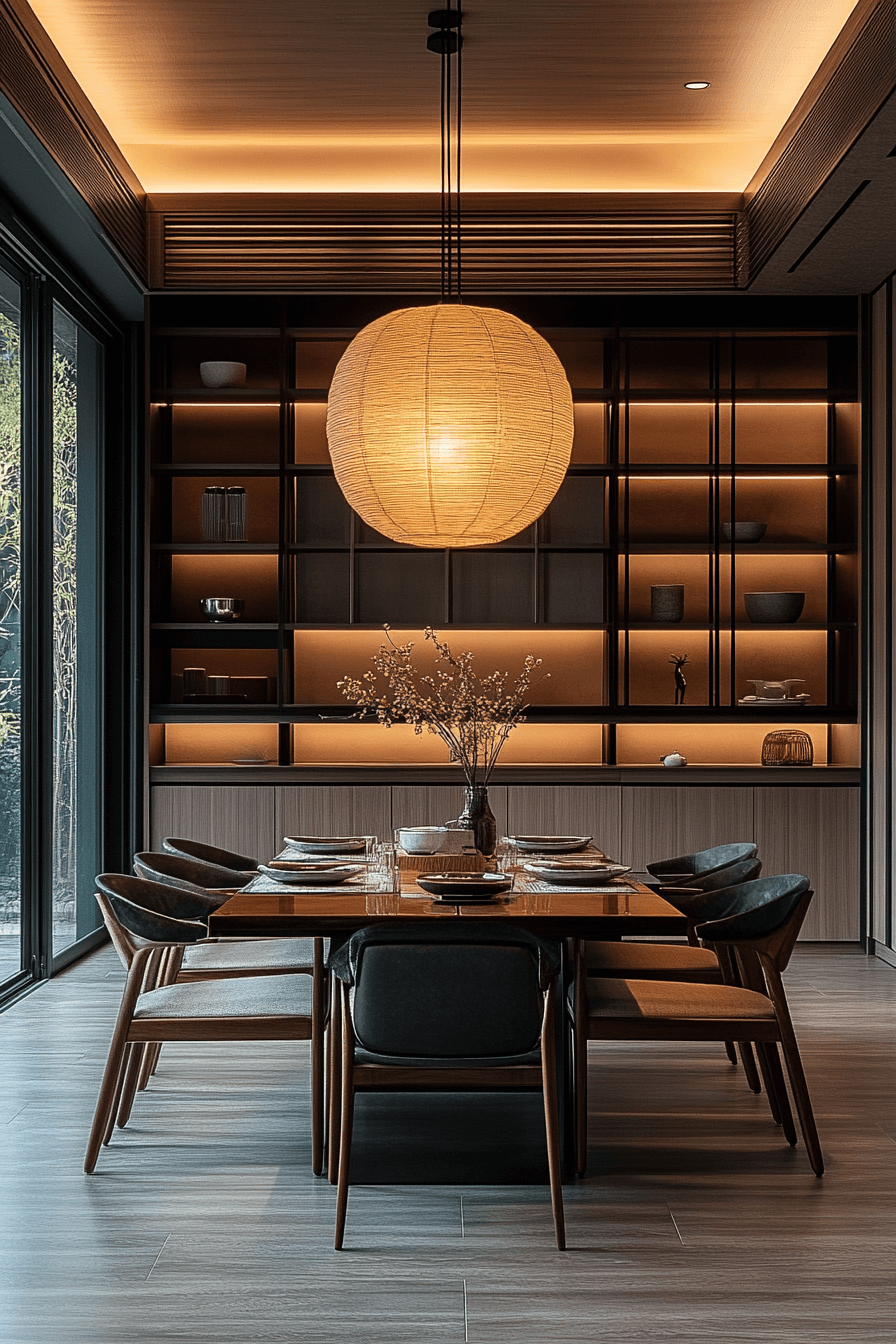 29 Japandi Dining Room Ideas for a Chic and Tranquil Space 7 japandi dining room