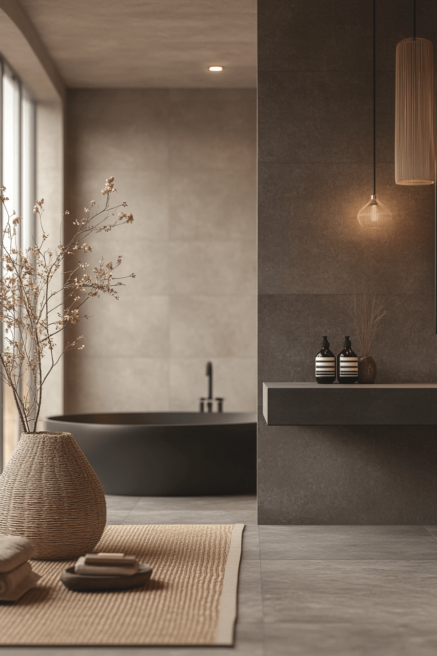 29 Japandi Bathroom Ideas to Inspire a Relaxing Home Upgrade 7 japandi bathroom