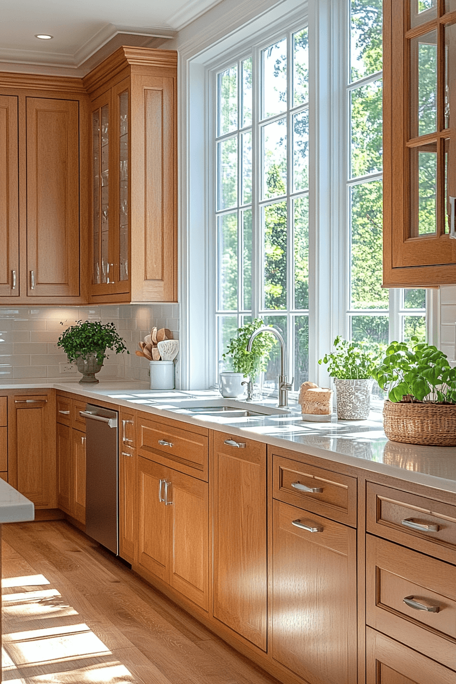 29 Light Wood Kitchen Cabinets to Brighten Up Your Cooking Space 7 light wood kitchen cabinets