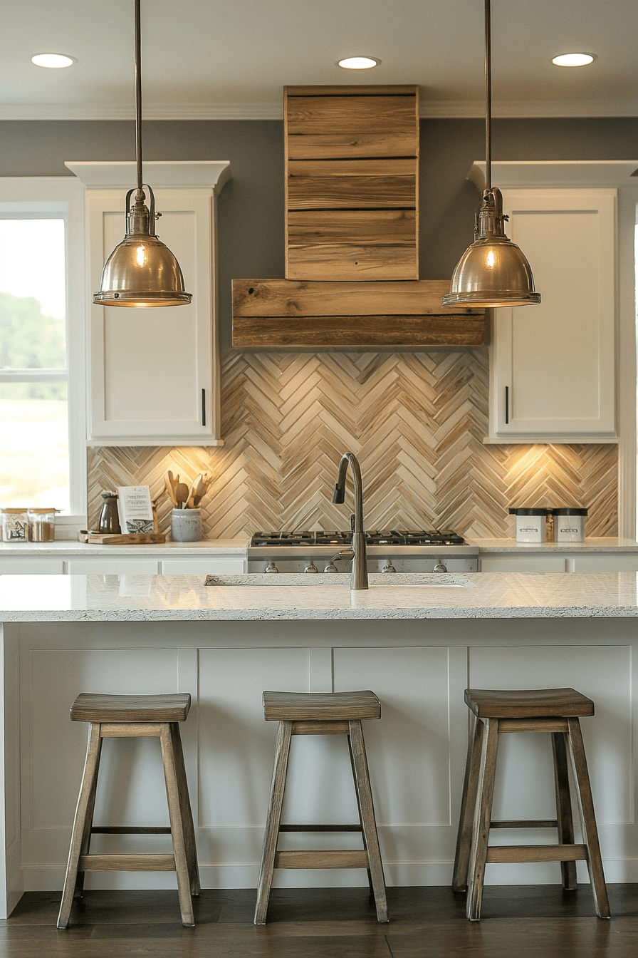 kitchen backsplash with white cabinets