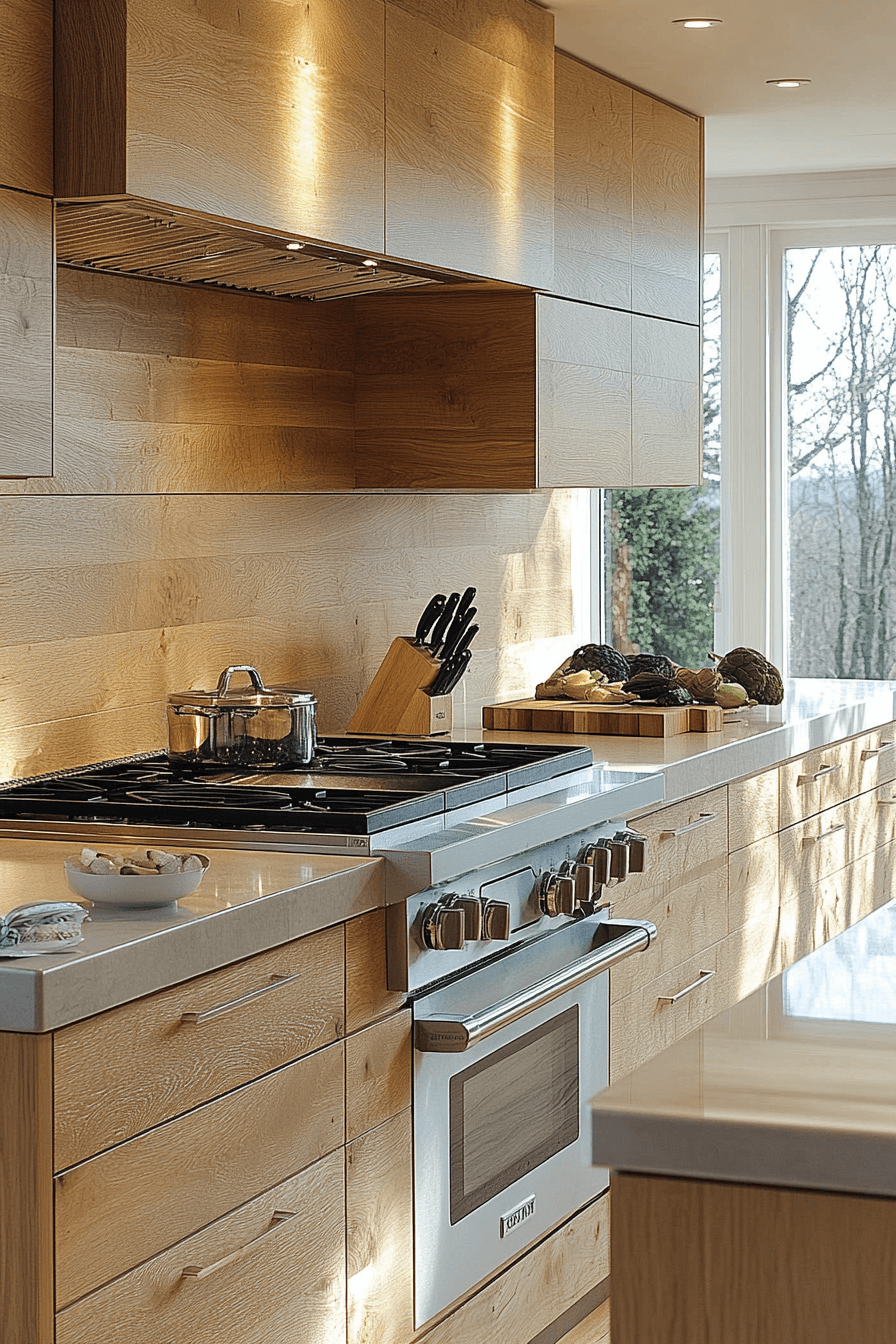 29 Light Wood Kitchen Cabinets to Brighten Up Your Cooking Space 8 light wood kitchen cabinets