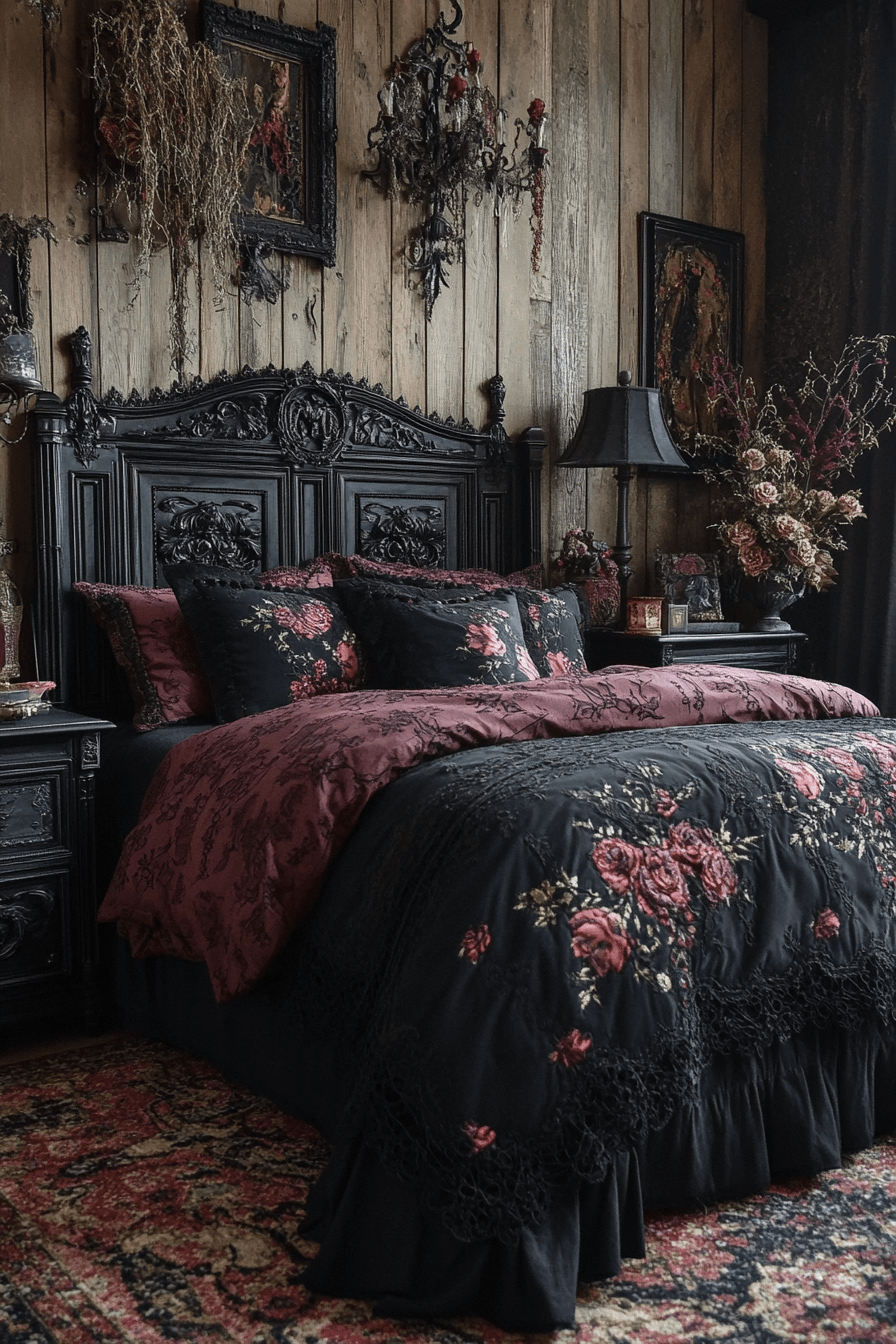 29 Whimsigoth Decor Ideas That Blend Dark Elegance with Whimsy 8 whimsigoth decor