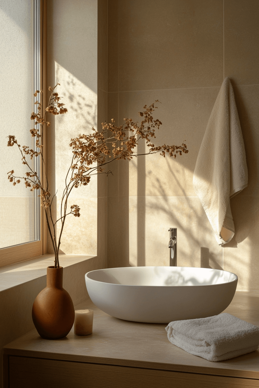 29 Japandi Bathroom Ideas to Inspire a Relaxing Home Upgrade 8 japandi bathroom