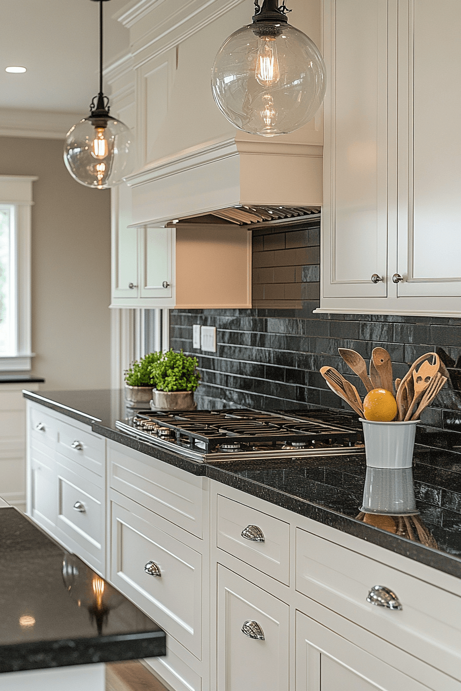 off white kitchen cabinets