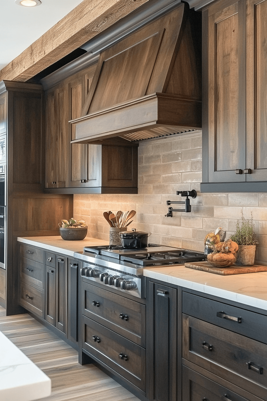 rustic kitchen cabinets
