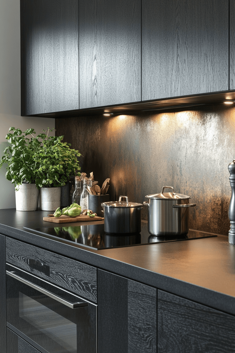 29 Dark Wood Kitchen Cabinets for a Distinguished and Elegant Kitchen 9 dark wood kitchen cabinets