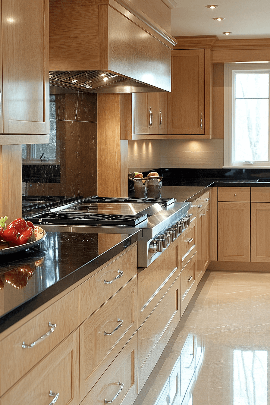 29 Light Wood Kitchen Cabinets to Brighten Up Your Cooking Space 9 light wood kitchen cabinets