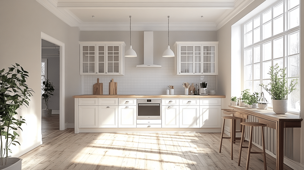 antique white kitchen cabinets