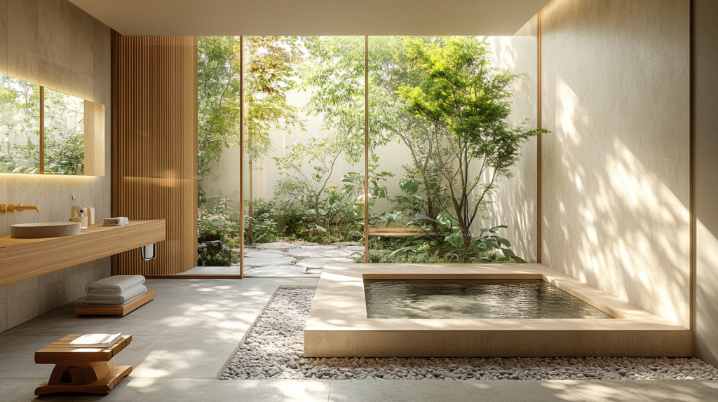 japandi bathroom