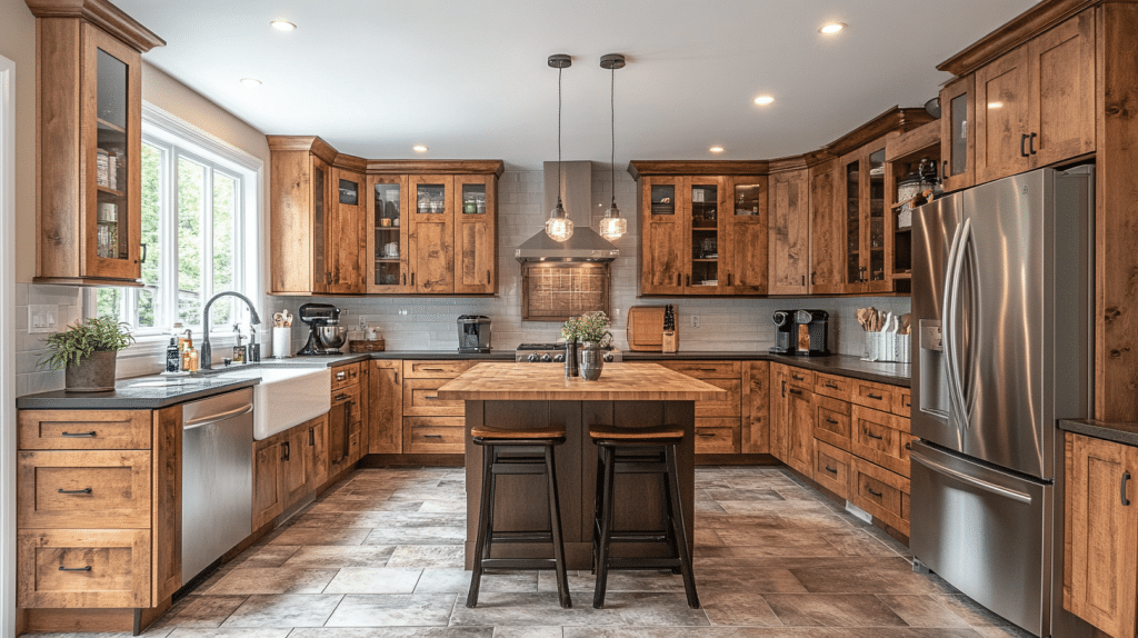 rustic kitchen cabinets