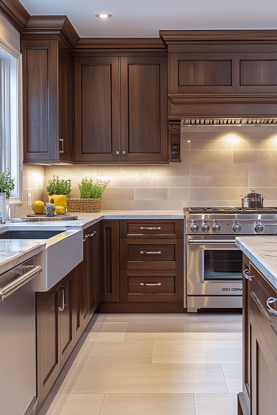 29 Dark Walnut Kitchen Cabinets That Bring Timeless Elegance and Charm 1 dark walnut kitchen cabinets