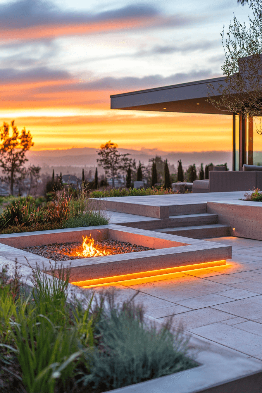 outside firepit ideas