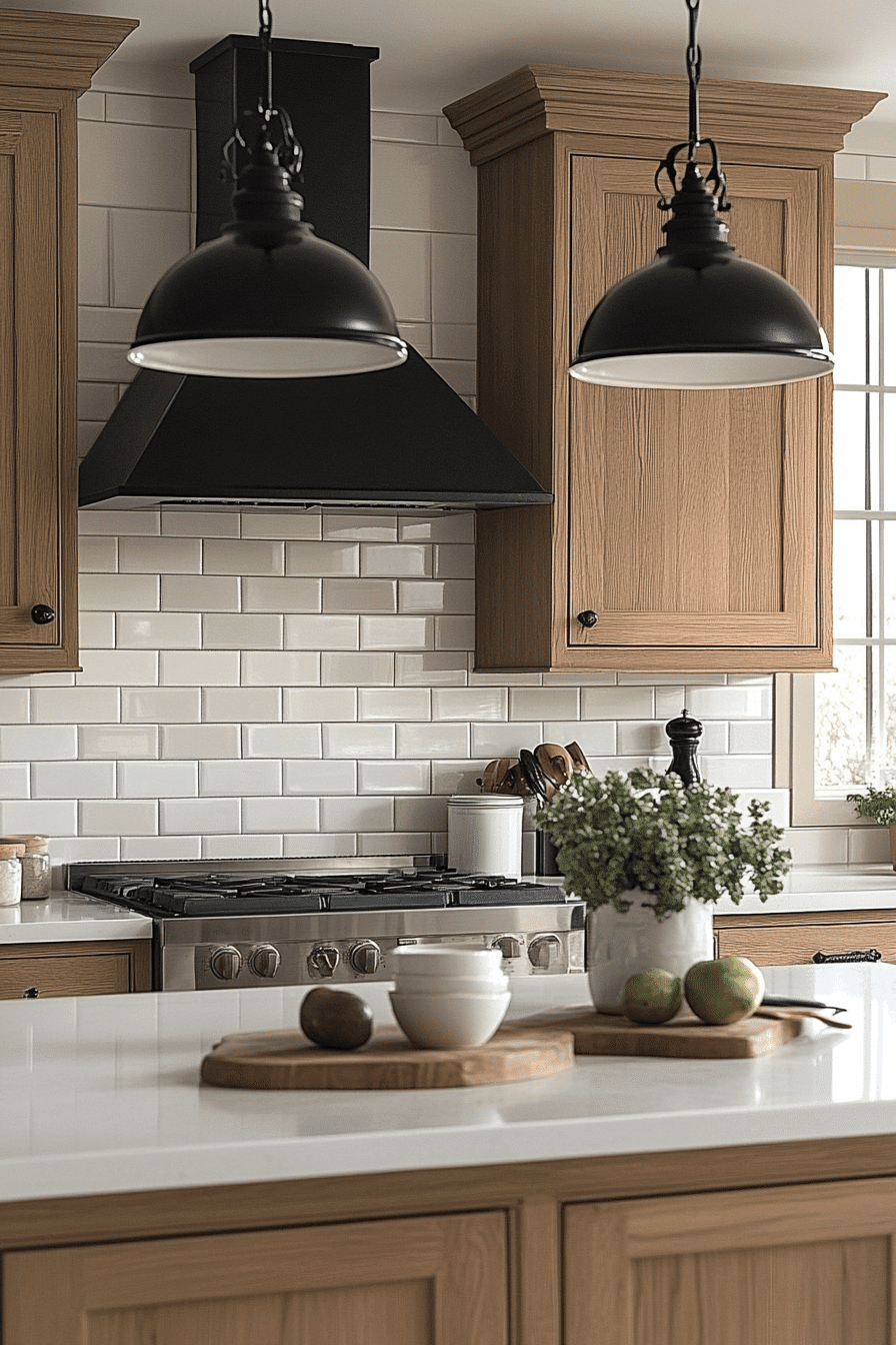 farmhouse backsplash