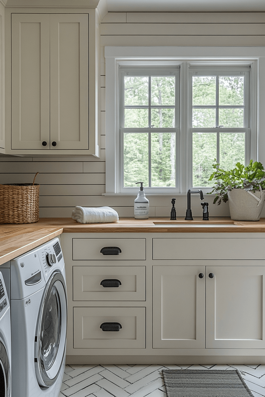 farmhouse laundry room