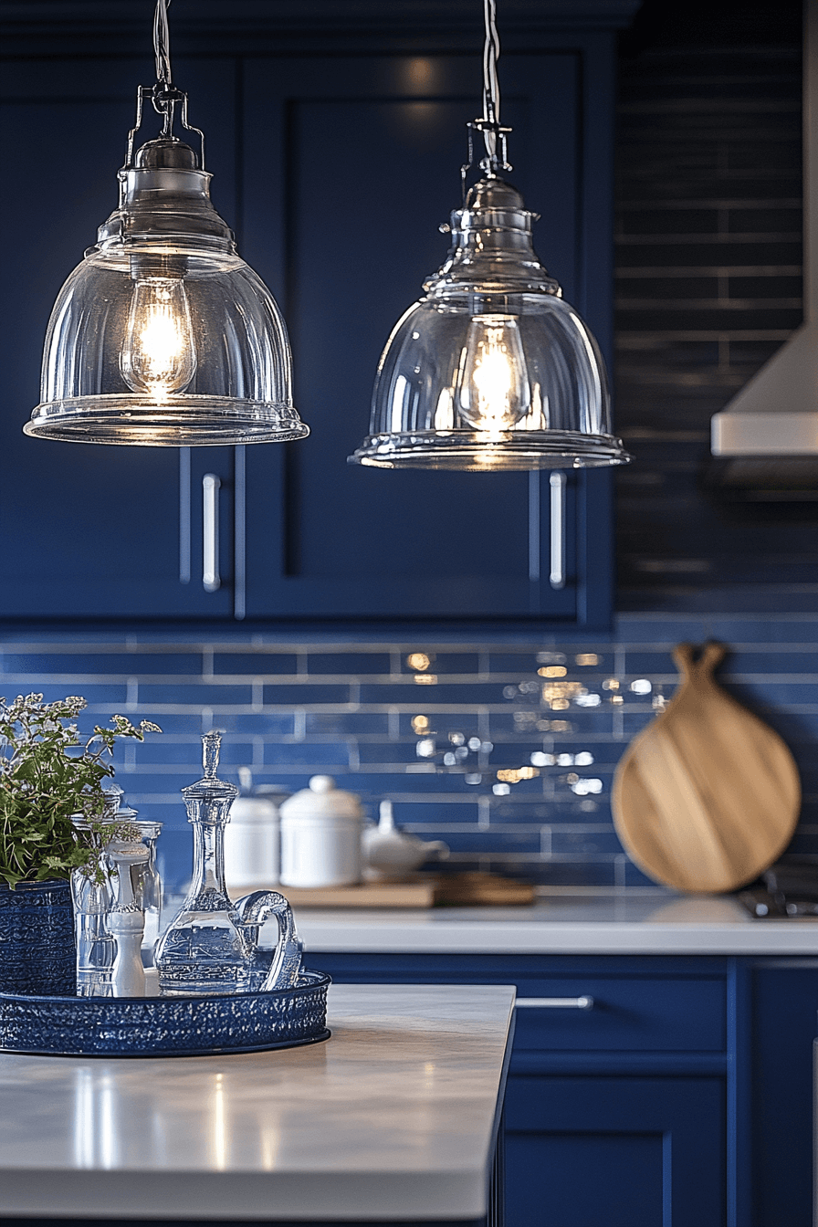29 Blue and White Kitchen Cabinets That Bring Fresh Style and Lasting Charm 10 blue and white kitchen cabinets