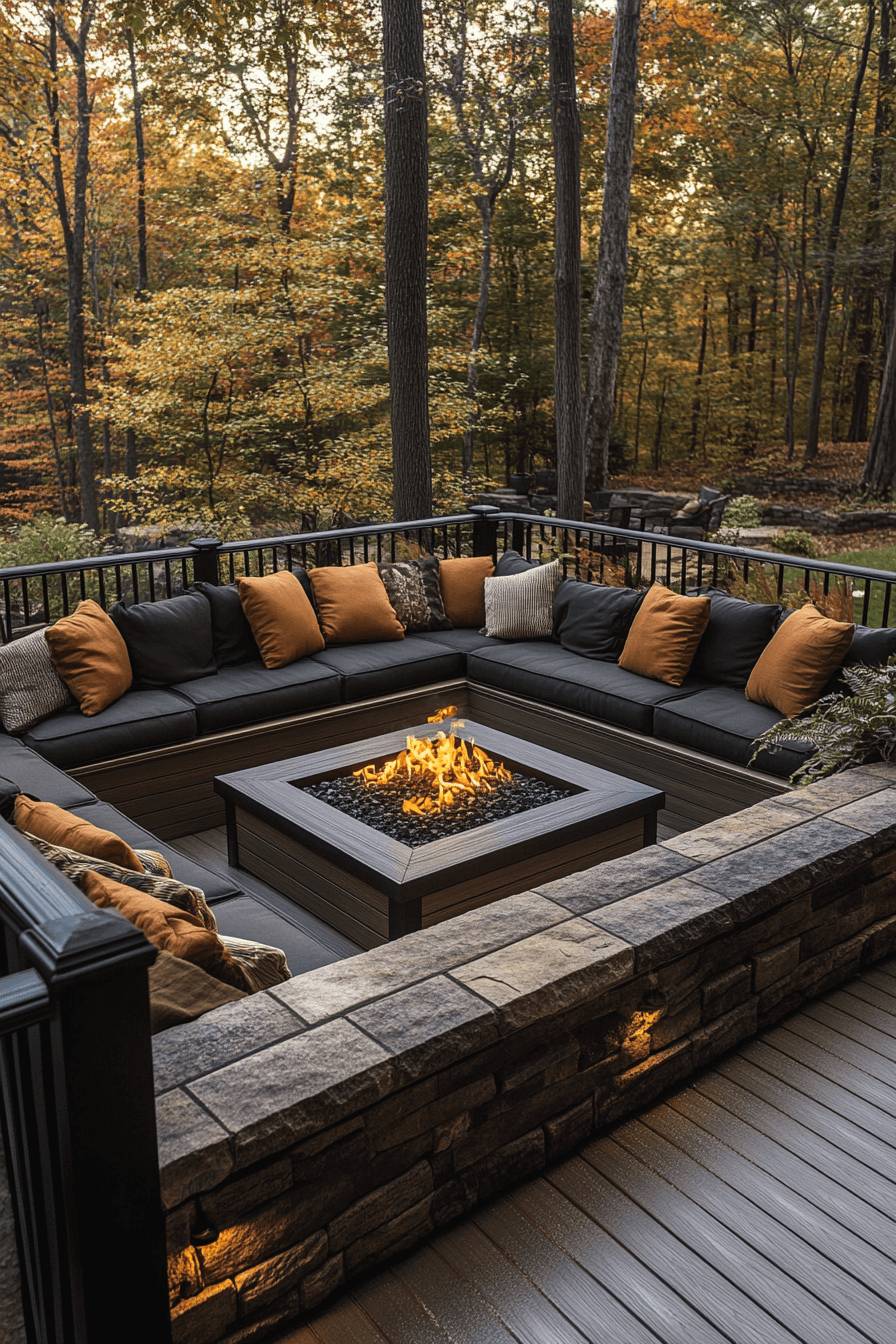 outside firepit ideas