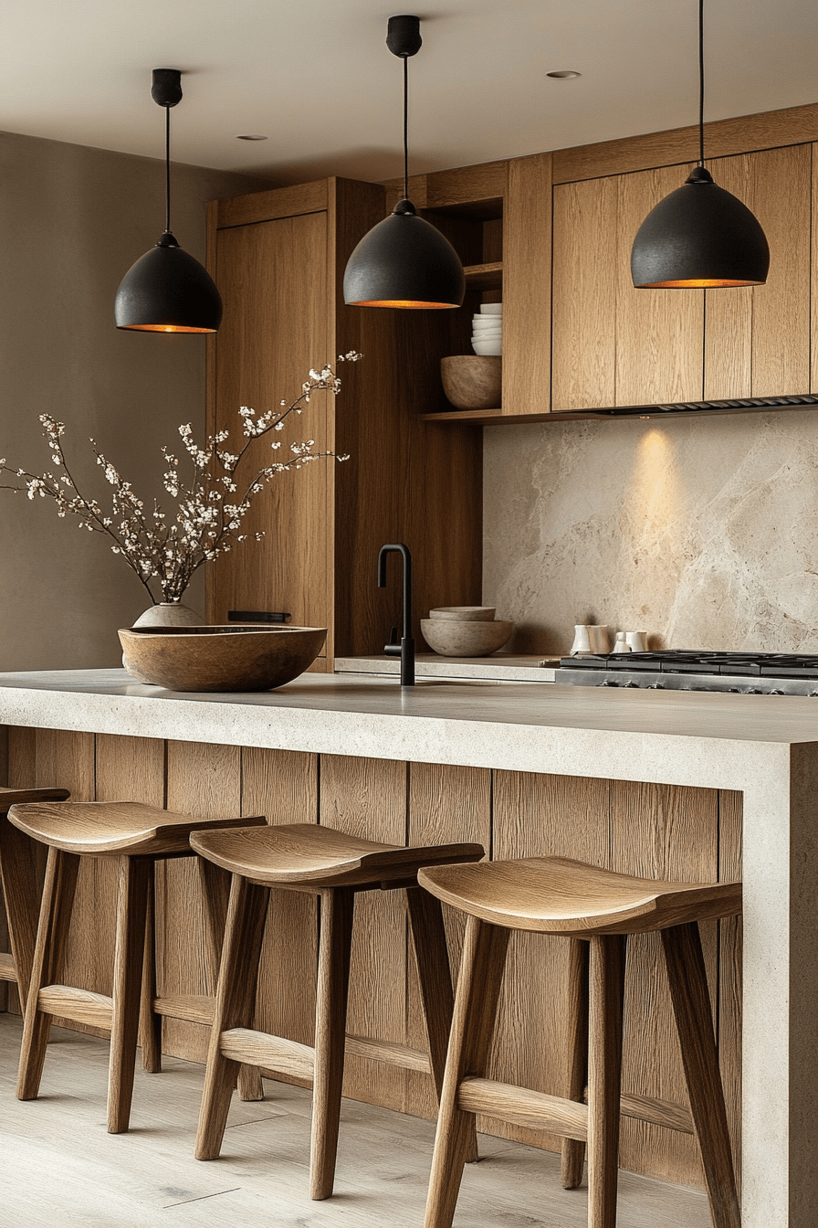 pale oak kitchen cabinets