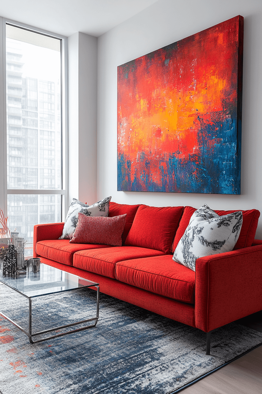 29 Red Couch Living Rooms That Bring Bold Style and Cozy Warmth 10 red couch living room