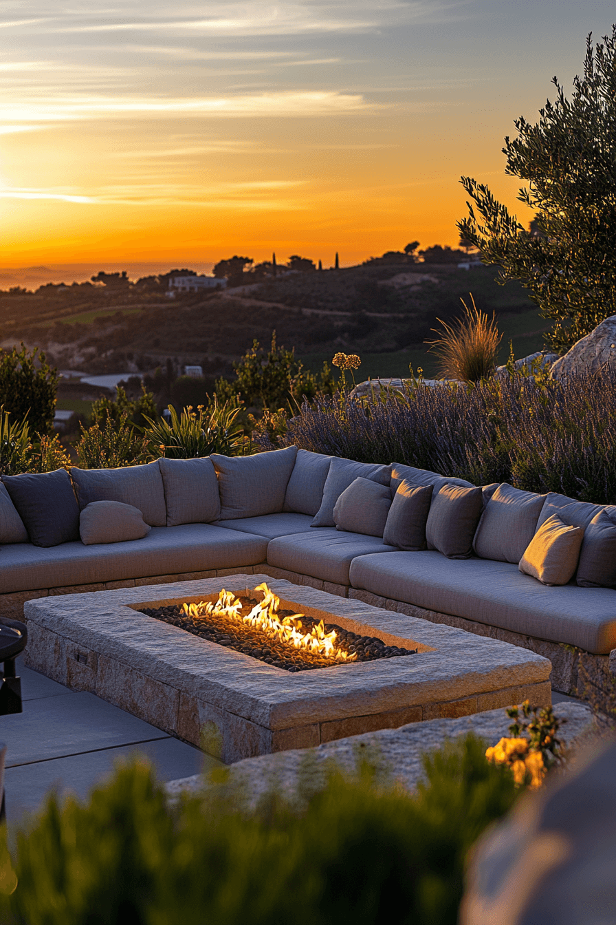 outside firepit ideas