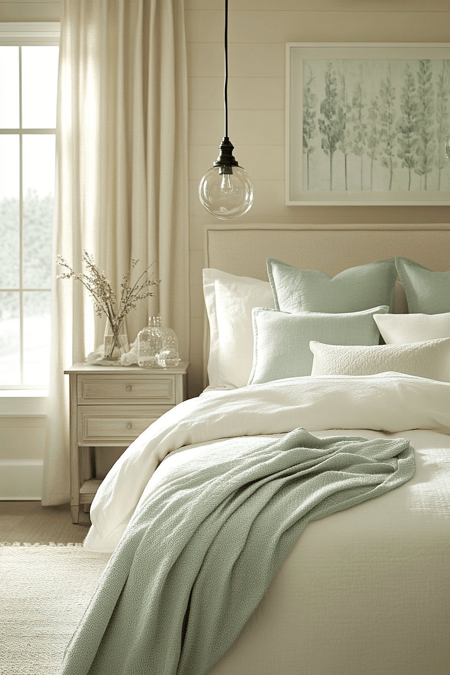 Beige And Green Bedroom Ideas