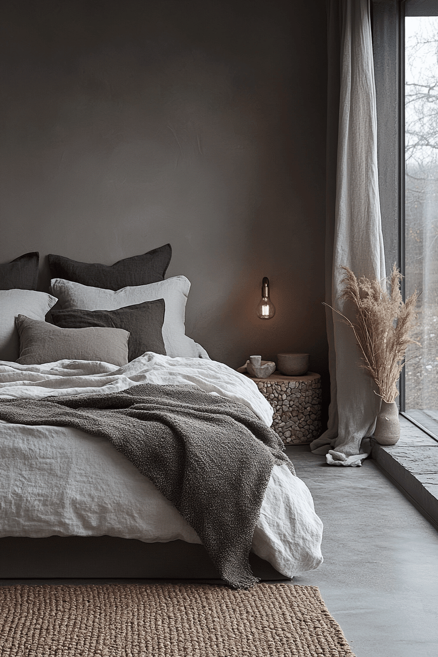 dark cottagecore bedroom