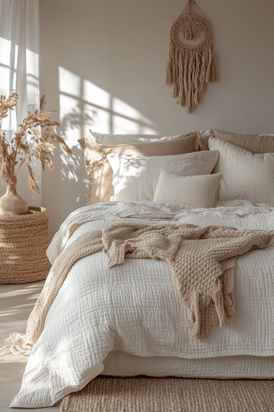 cozy boho bedroom