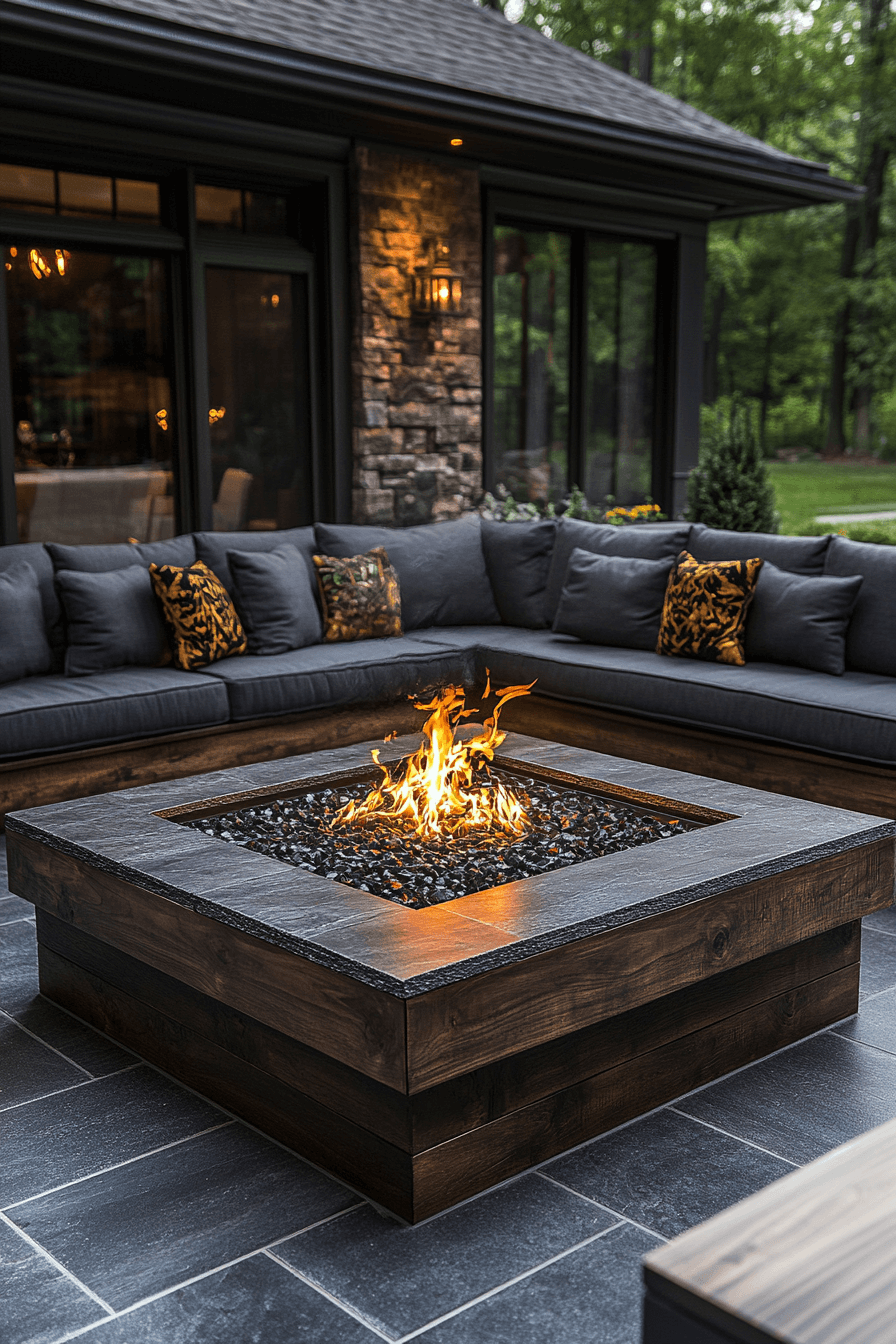 outside firepit ideas