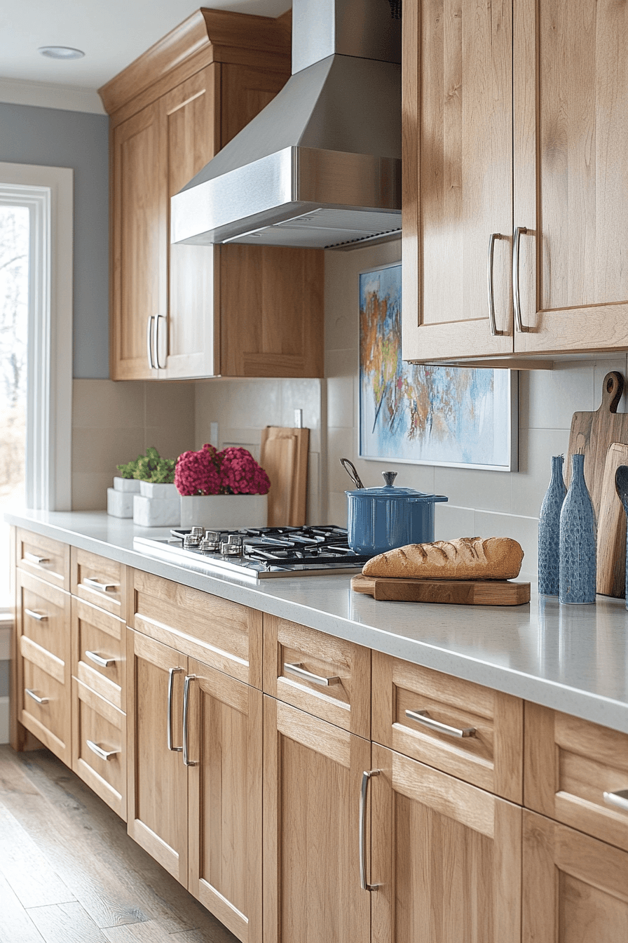 29 Natural Maple Kitchen Cabinets That Bring Light, Warmth, and Timeless Style 12 natural maple kitchen cabinets