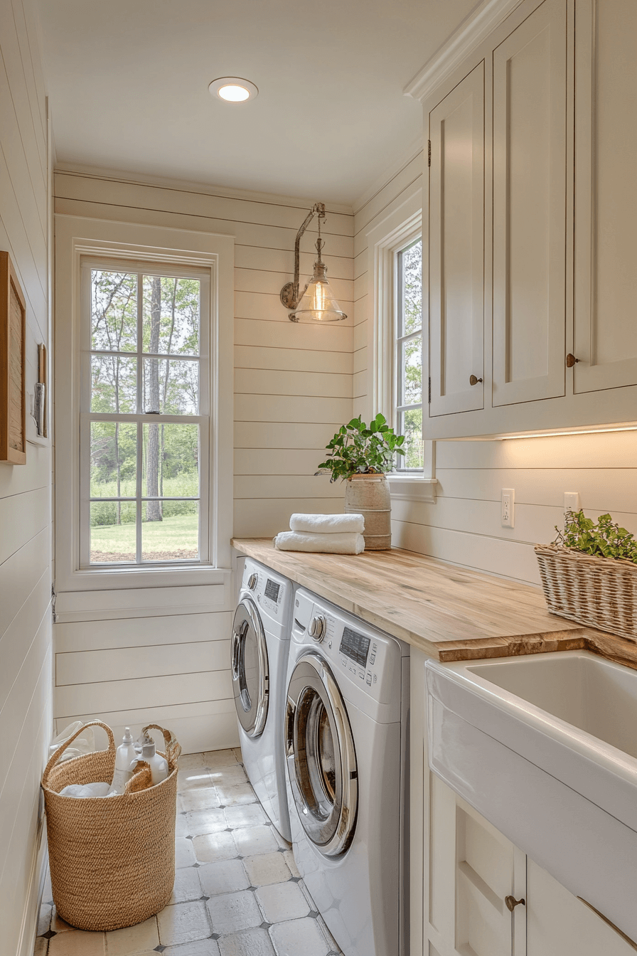 farmhouse laundry room