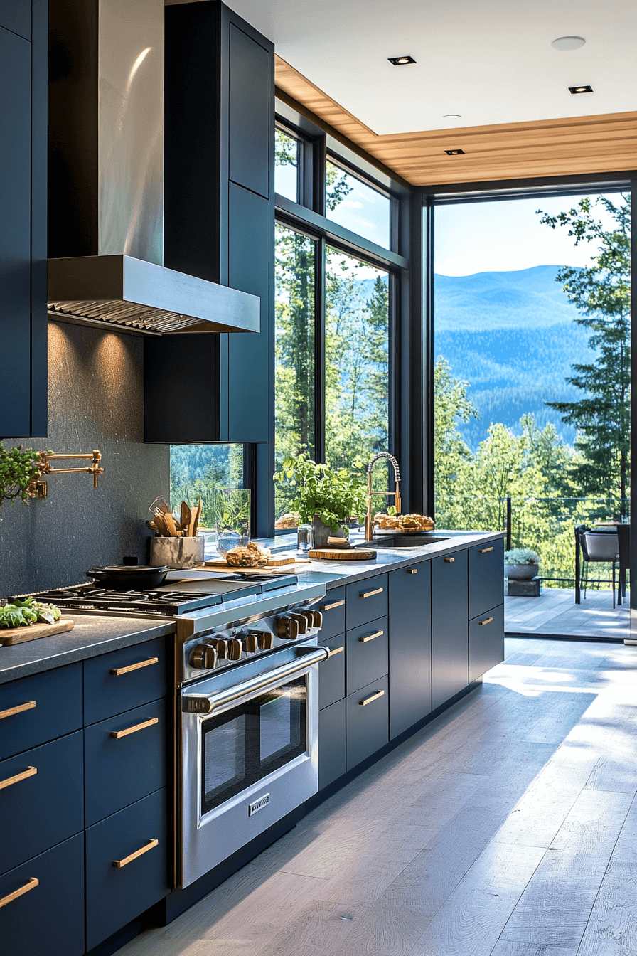29 Blue Grey Kitchen Cabinets That Bring Cool Elegance and Everyday Comfort 12 blue grey kitchen cabinets