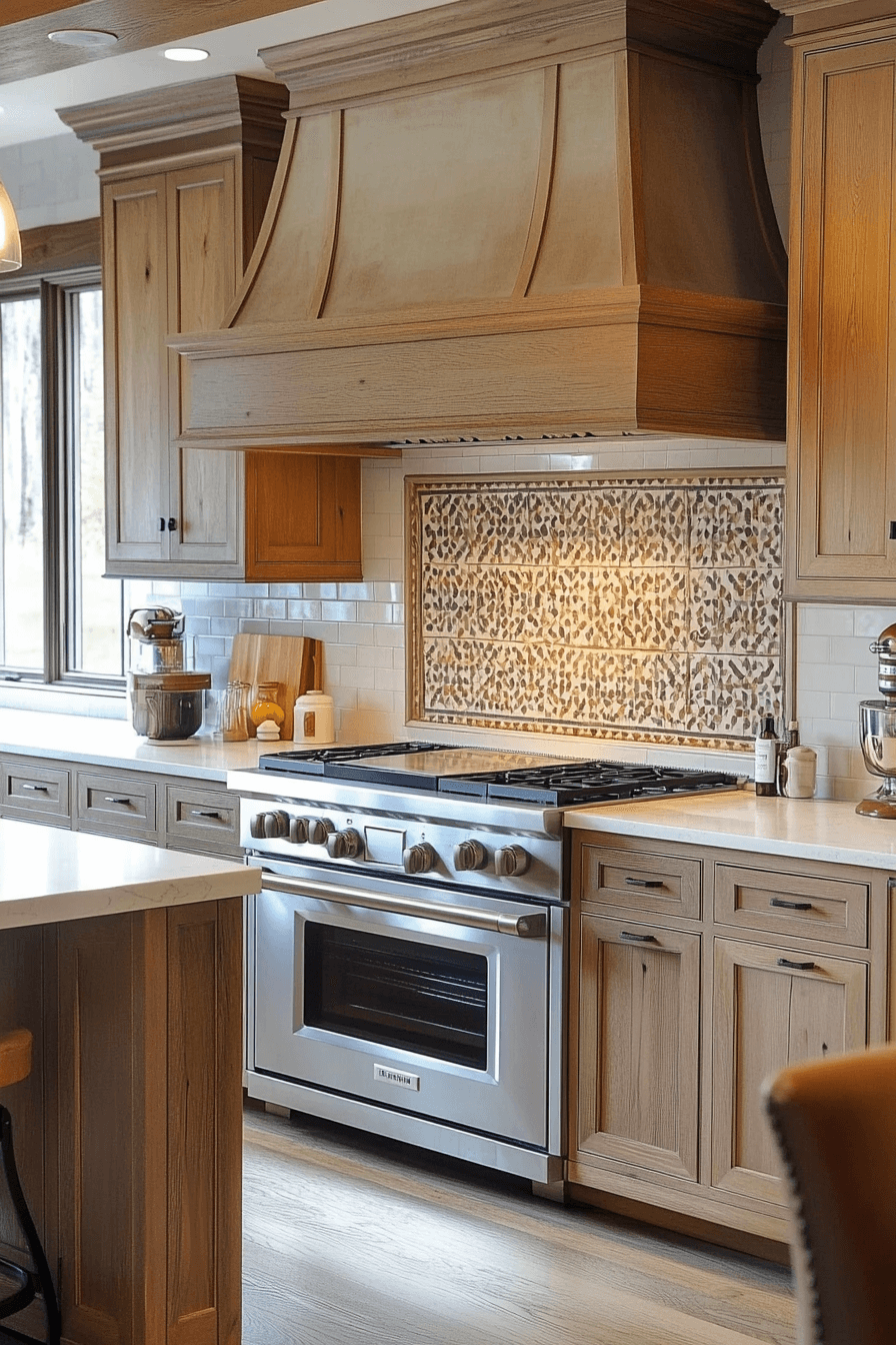 pale oak kitchen cabinets