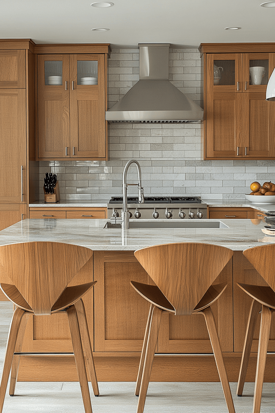 light oak kitchen cabinets