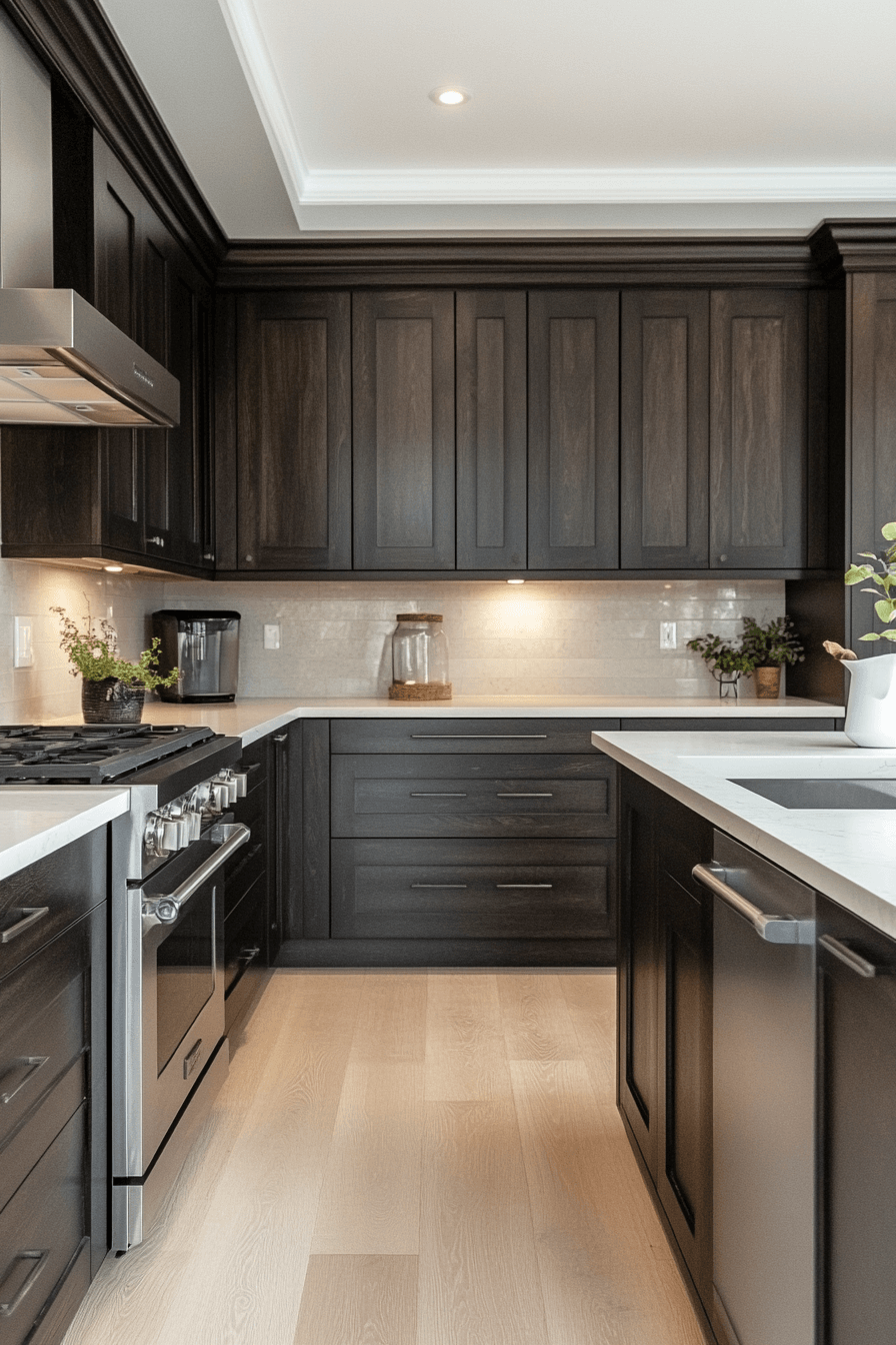 29 Dark Stained Kitchen Cabinets That Add Depth, Beauty, and Timeless Charm 13 dark stained kitchen cabinets