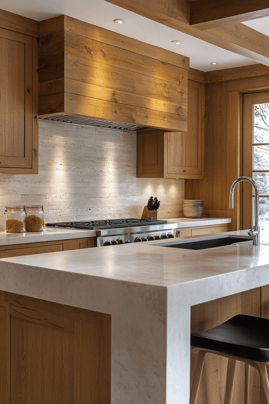 29 Warm Wood Kitchen Cabinets That Bring Natural Beauty and Cozy Charm 13 warm wood kitchen cabinets