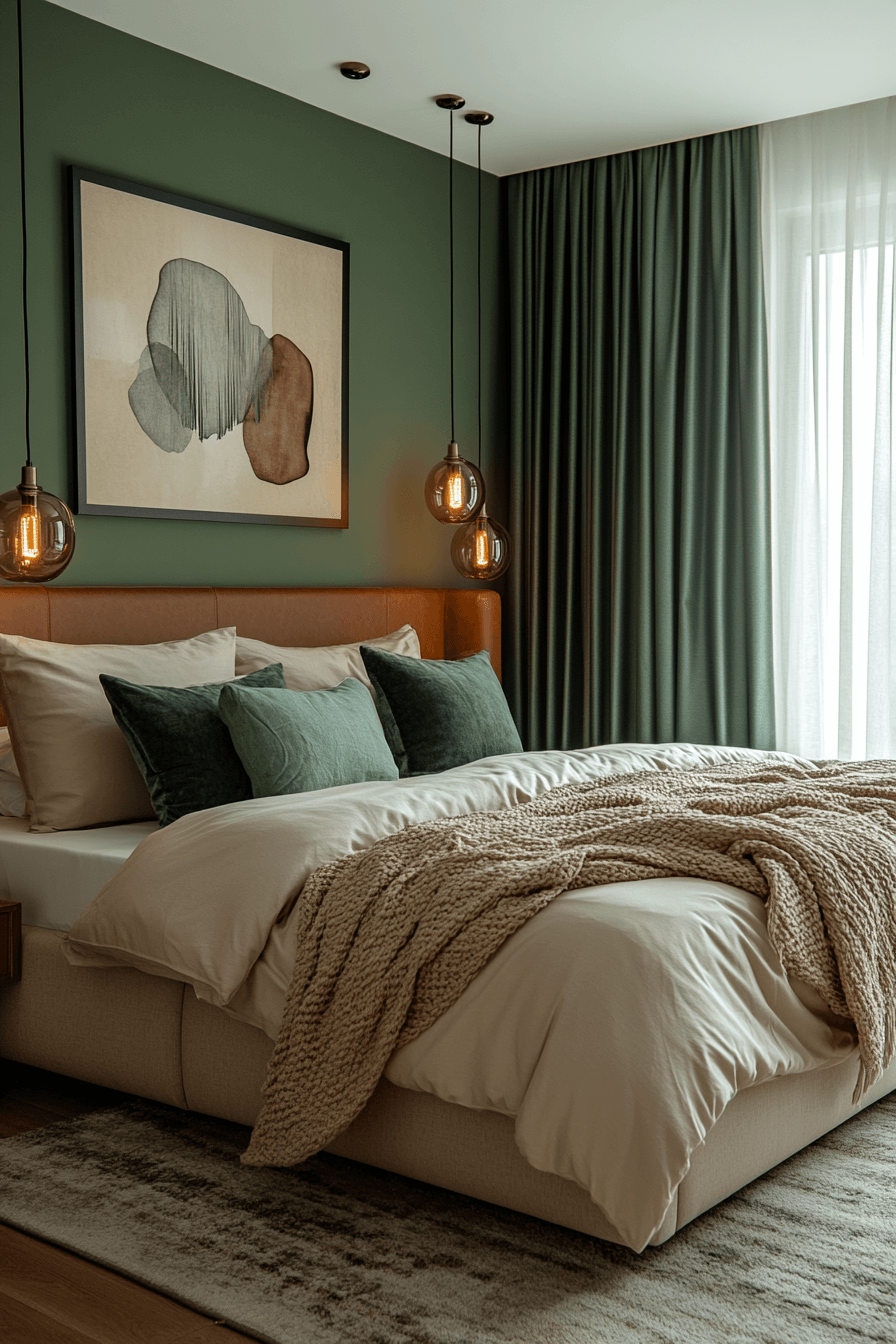 Beige And Green Bedroom Ideas