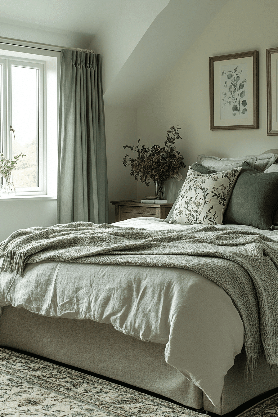 Sage Green And Grey Bedroom Ideas