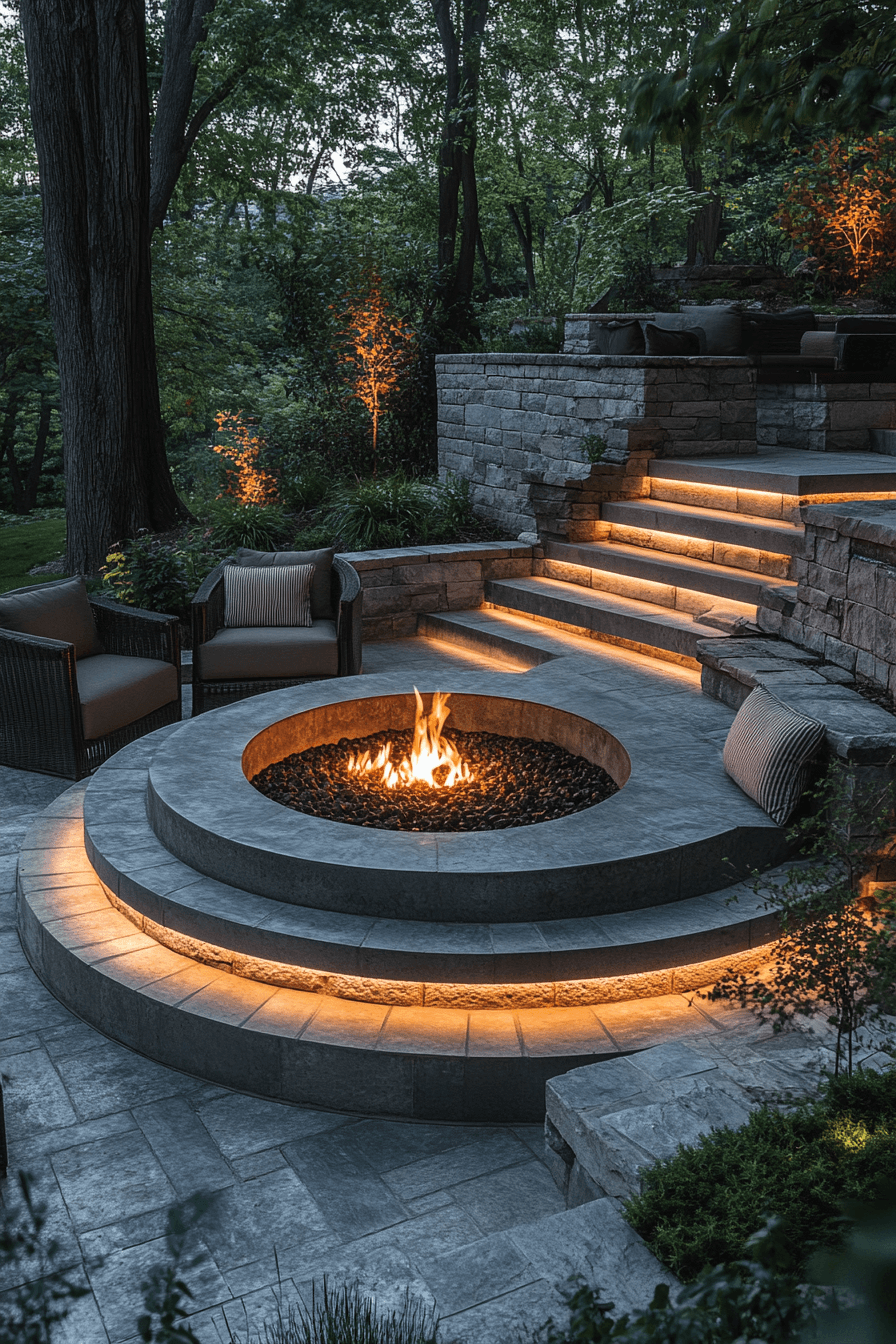 outside firepit ideas