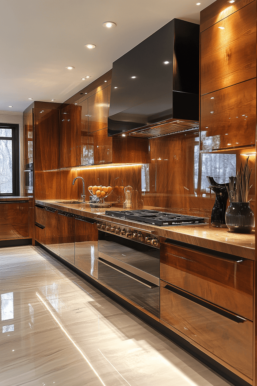 29 Warm Wood Kitchen Cabinets That Bring Natural Beauty and Cozy Charm 14 warm wood kitchen cabinets