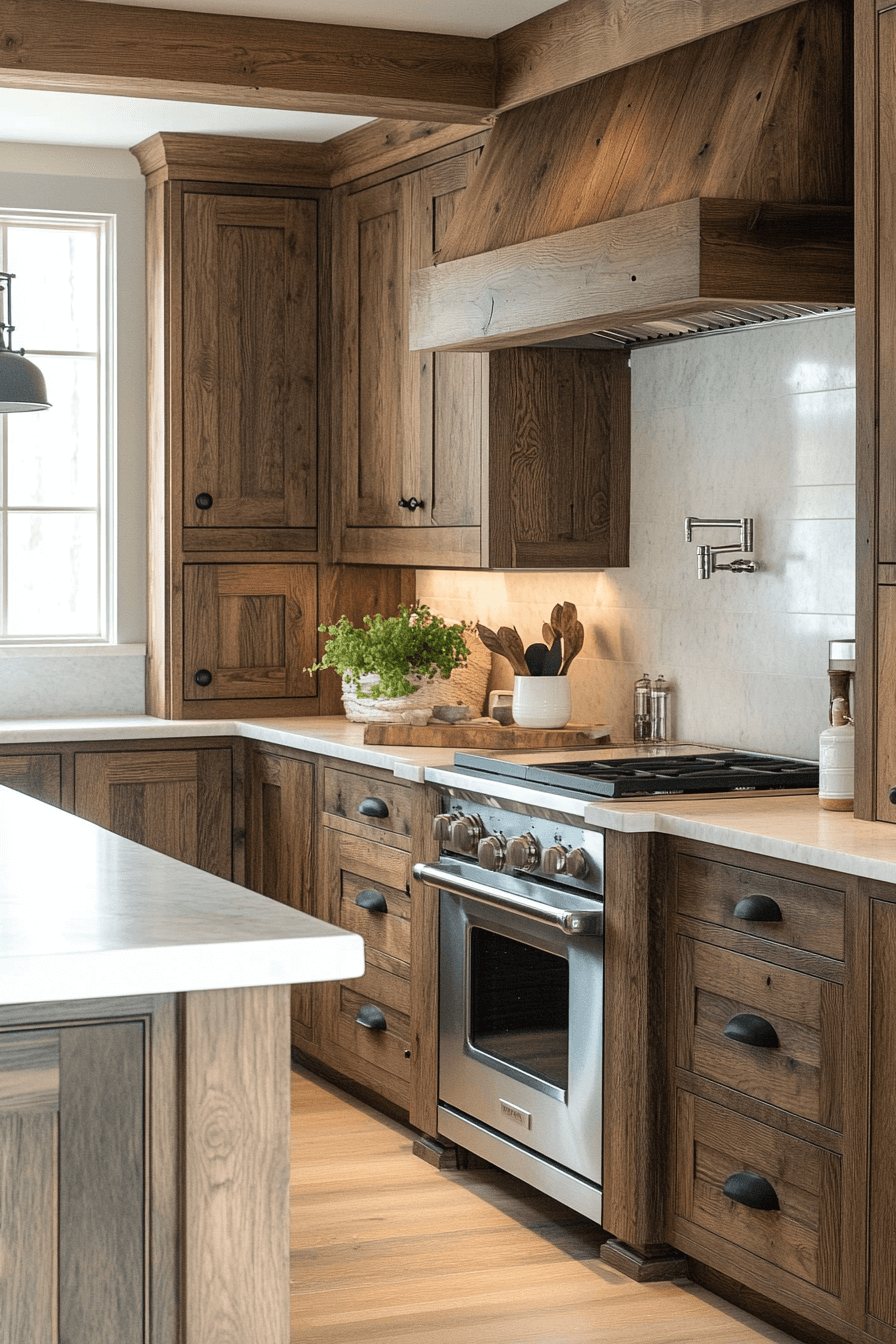 29 Dark Stained Kitchen Cabinets That Add Depth, Beauty, and Timeless Charm 14 dark stained kitchen cabinets