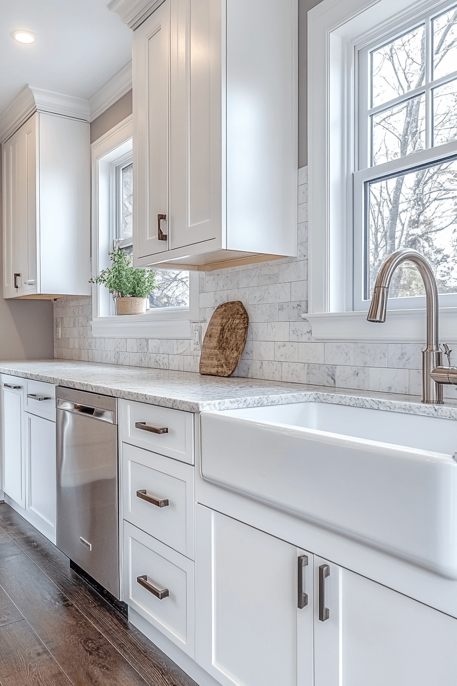 29 White Shaker Kitchen Cabinets That Bring Classic Charm And Fresh ...