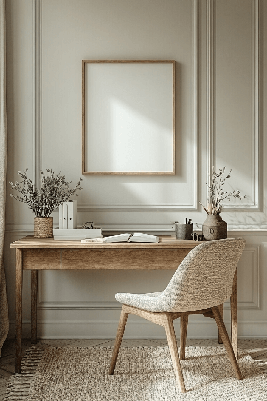 29 Japandi Home Office Ideas for a Peaceful and Productive Space 15 japandi home office